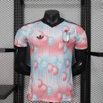Belgium 2026 Away Blue Pink Soccer Jersey