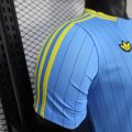 Colombia Retro Special Edition Blue Soccer Jersey - Image 5