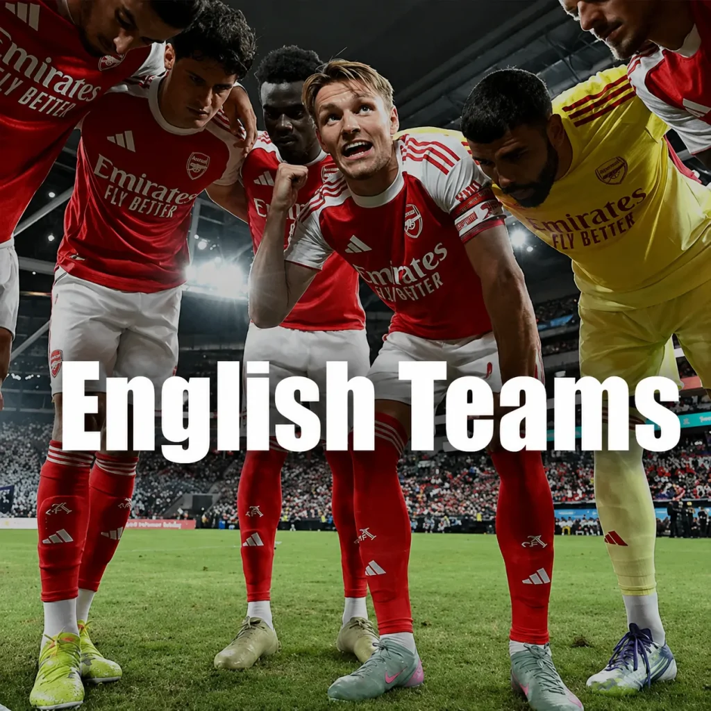 English football teams jerseys category image