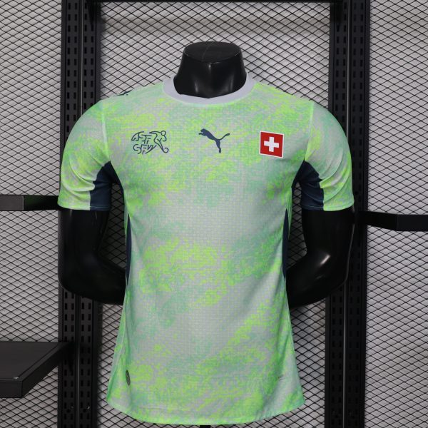 Switzerland 2026 Away Light Green Soccer Jersey
