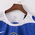Brazil 2004 Away Retro Jersey – Blue - Image 6