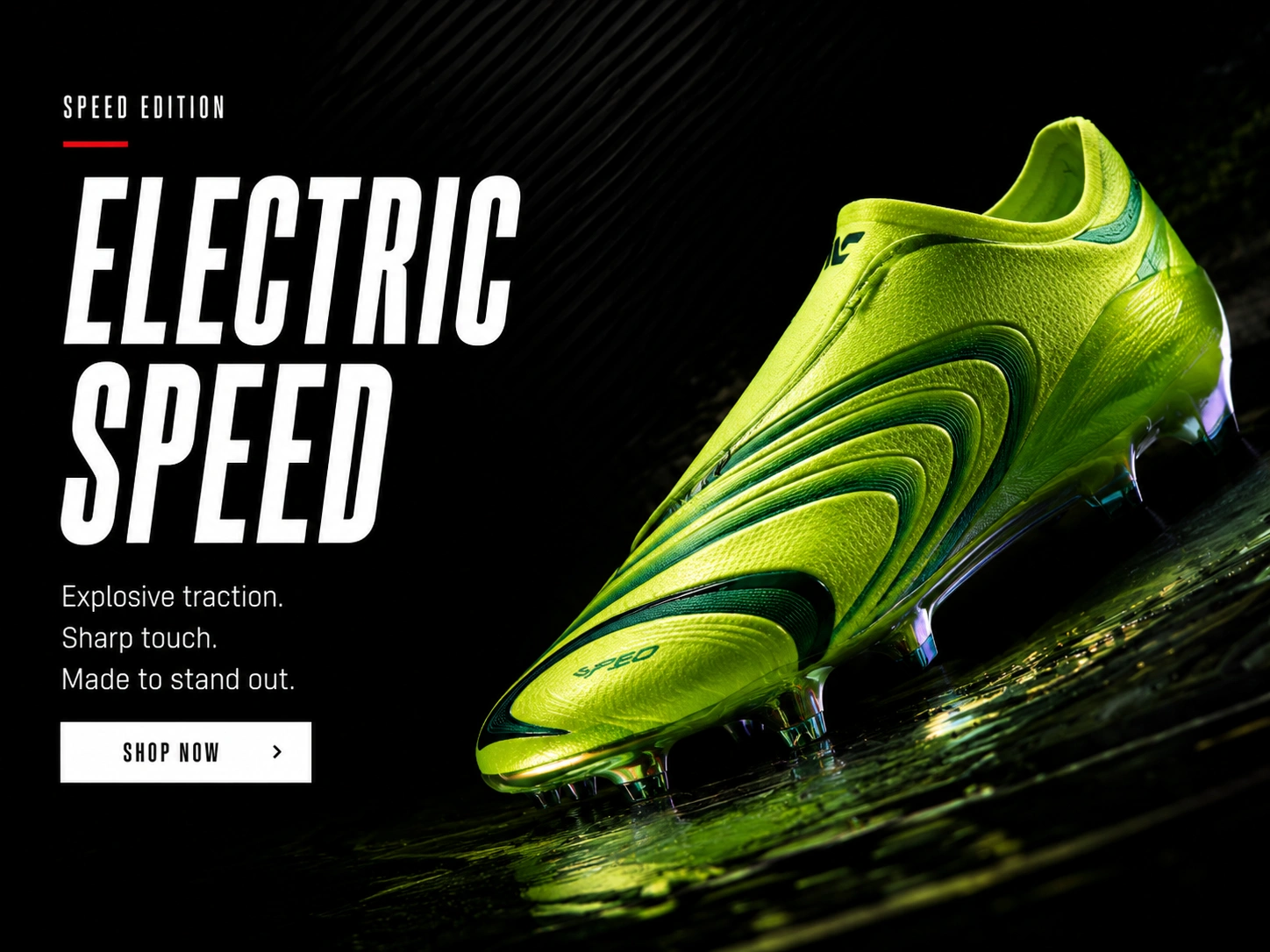 Electric Speed Football Boots
