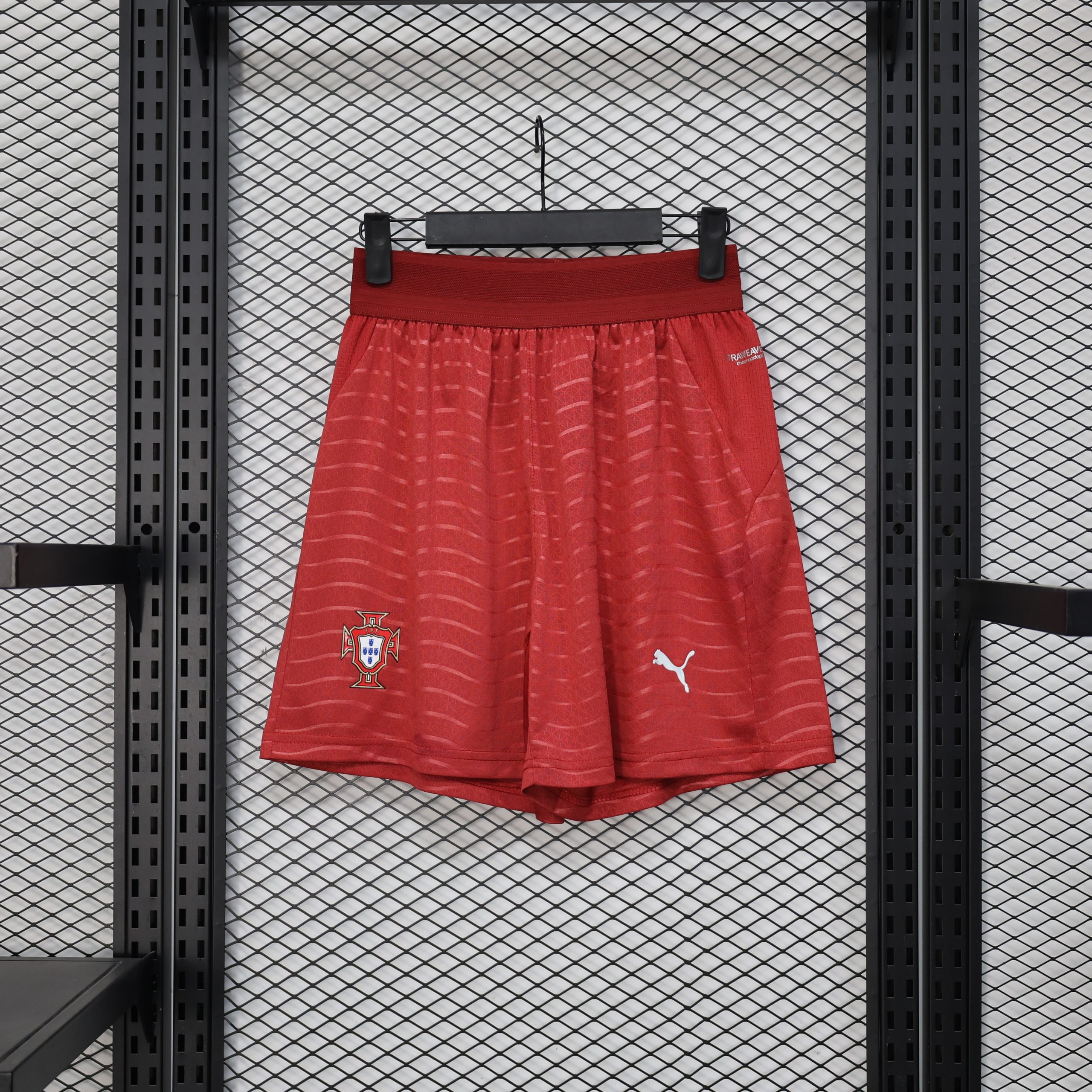 fe1020aa Portugal 2026 Home Soccer Shorts – Red | S–4XL - Image 1