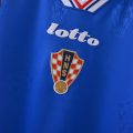 Croatia 1998 Away Retro Jersey – Blue - Image 6