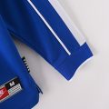 Brazil 1998 Away Long Sleeve Retro Jersey – Blue - Image 2