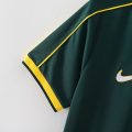 Brazil 1998 Goalkeeper Retro Jersey – Green/Yellow - Image 5
