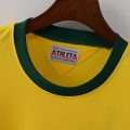 Brazil 1970 Home Retro Jersey – Yellow - Image 4