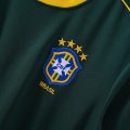 Brazil 1998 Goalkeeper Retro Jersey – Green/Yellow - Image 4
