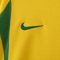 Brazil 2002 Home Retro Jersey – Yellow - Image 4