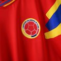 Colombia 1990 Away Retro Jersey – Red - Image 4