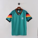 Germany 1992 Away Retro Jersey – Green