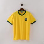 Brazil 1970 Home Retro Jersey – Yellow