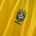 Brazil 1998 Home Long Sleeve Retro Jersey – Yellow - Image 5