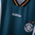 Germany 1996 Away Retro Jersey – Teal Green - Image 3