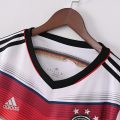 2014 Germany World Champions Home Retro Soccer Jersey White - Image 2