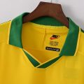 Brazil 1997 Home Retro Jersey – Yellow/Green - Image 4