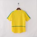 Brazil 2002 Home Retro Jersey – Yellow - Image 2