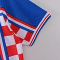 Croatia 1998 Away Retro Jersey – Blue - Image 4