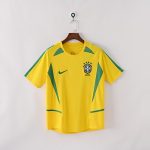 Brazil 2002 Home Retro Jersey – Yellow