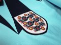 1992 England Third Away Light Blue Retro Soccer Jersey - Image 5