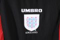 1998 England Third Away Black Retro Soccer Jersey - Image 6