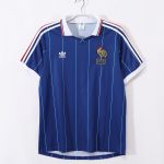 France 1982 Home Retro Jersey – Blue