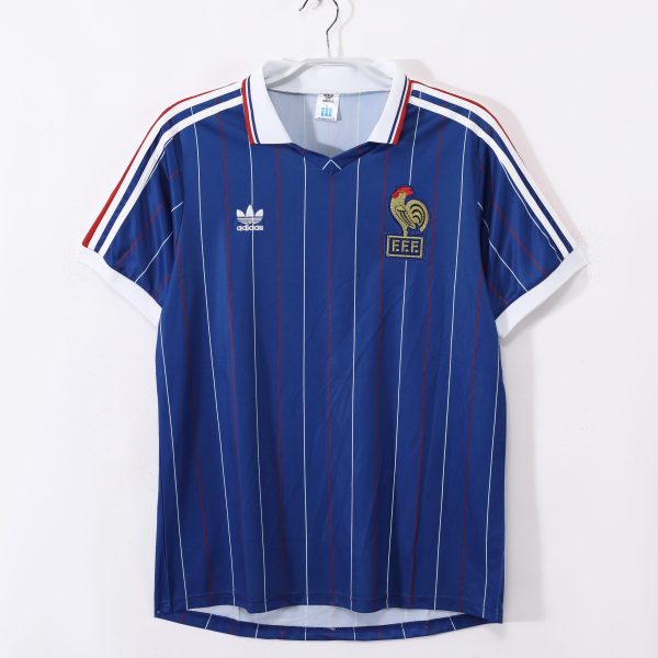 France 1982 Home Retro Jersey – Blue
