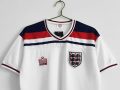 1982 England Home White Retro Soccer Jersey - Image 2