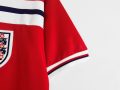 1982 England Away Red Retro Soccer Jersey - Image 5