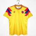 Colombia 1990 Home Retro Jersey – Yellow