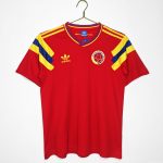 Colombia 1990 Away Retro Jersey – Red