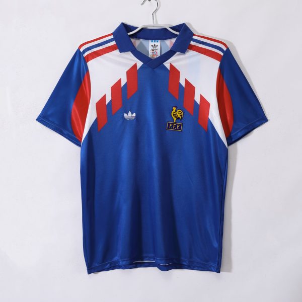 France 1990 Home Retro Jersey – Blue