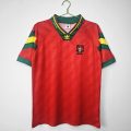 Portugal 1992-94 Home Retro Jersey – Red/Green