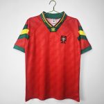 Portugal 1992-94 Home Retro Jersey – Red/Green