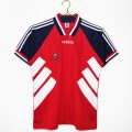 Norway 1994-95 Home Retro Jersey – Red/Navy