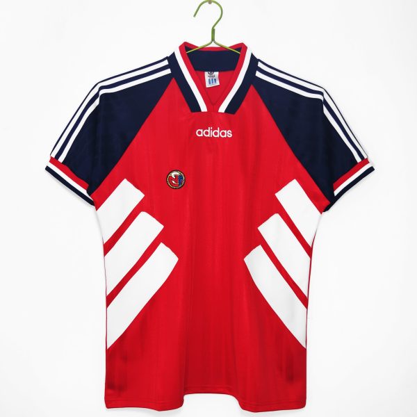 Norway 1994-95 Home Retro Jersey – Red/Navy