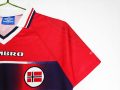 Norway 1997-98 Home Retro Jersey – Red/Navy - Image 6