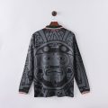 Mexico 1998 Third Long Sleeve Retro Jersey – Black/Gray - Image 5