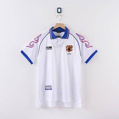 1998E5B9B4E697A5E69CACE5AEA2E59CBA.jpeg Japan 1998 Away Retro Jersey – White - Image 1