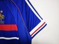 France 1998 World Champions Home Retro Jersey – Blue - Image 5