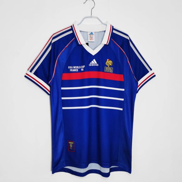 France 1998 World Cup Final Home Retro Jersey – Blue