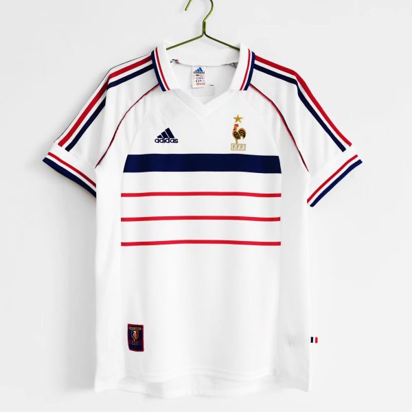 France 1998 World Champions Away Retro Jersey – White