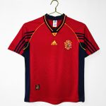 Spain 1998 World Cup Home Retro Jersey – Red