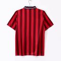 1998 England Away Red Black Striped Retro Soccer Jersey - Image 7