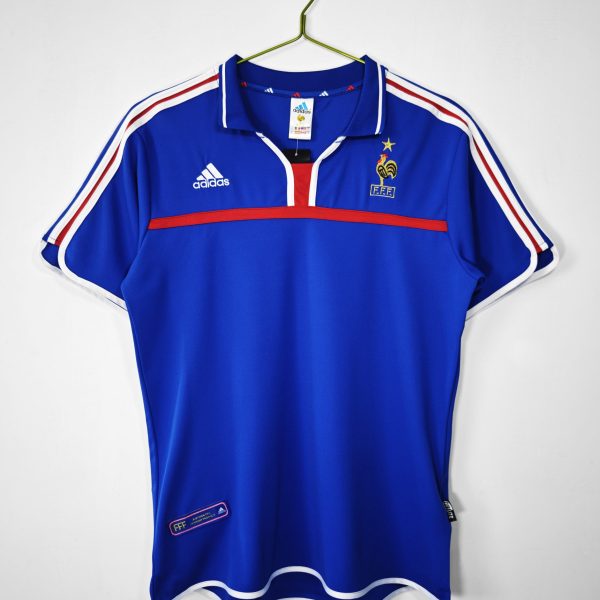 France 2000 Euro Champions Home Retro Jersey – Blue