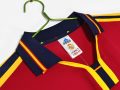 Spain 2000 Home Retro Jersey – Red/Navy - Image 2
