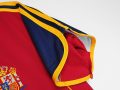 Spain 2000 Home Retro Jersey – Red/Navy - Image 4