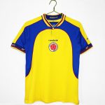 Colombia 2001 Home Retro Jersey – Yellow/Blue