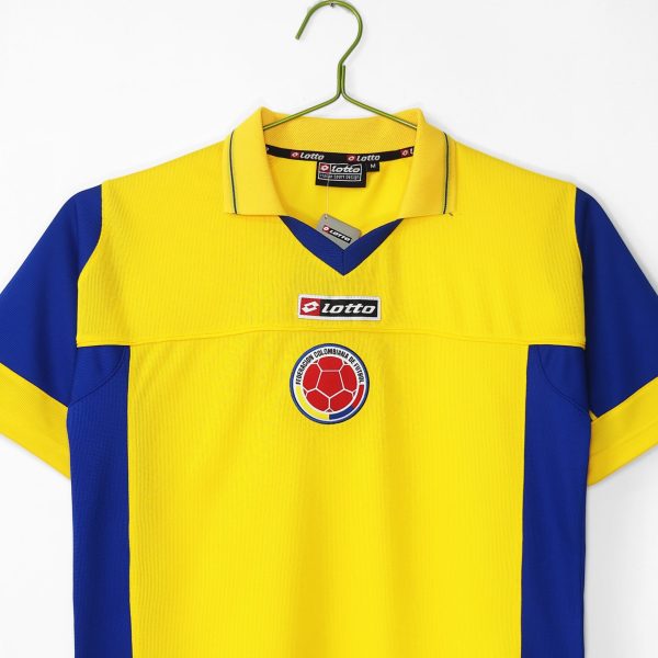 Colombia 2003-05 Home Retro Jersey – Yellow/Blue