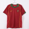 Portugal 2004 Home Retro Jersey – Red/Green
